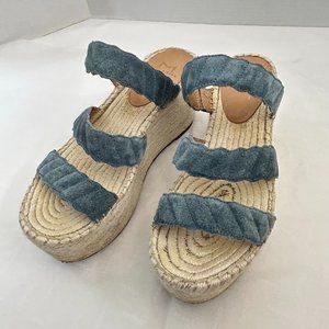 Marc Fisher Rosie Espadrille Platform Sandal 3.5" Heels Sz 7.5M   - 1